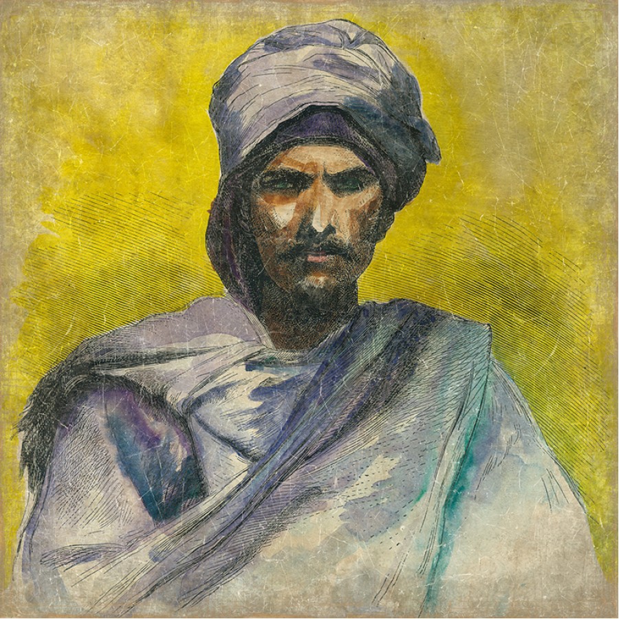 PORTRAIT TOUAREG (120x120cm)