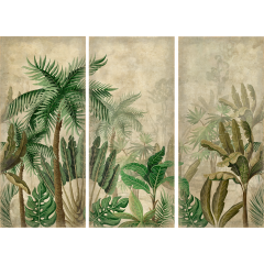 Triptyque FORET TROPICALE (330x250 cm)