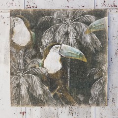 TOUCAN NOIR (120X120 cm)