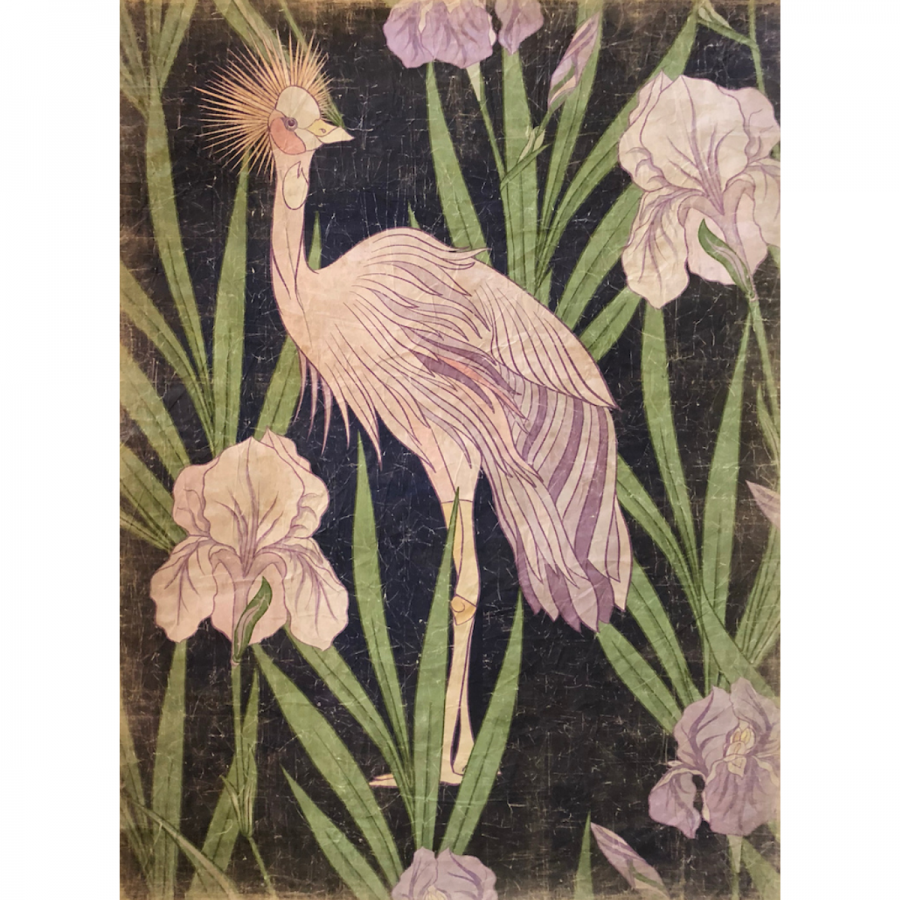 L'OISEAU MAUVE (150x200 cm)