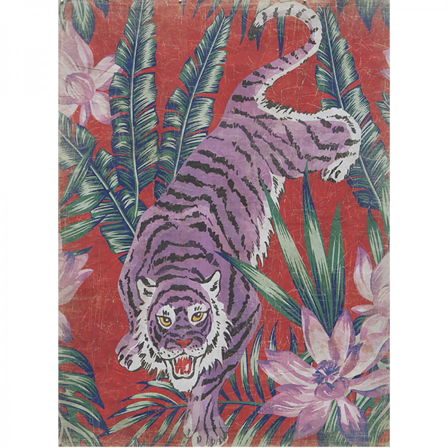 TIGRE FUSHIA (90x120 cm)