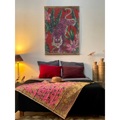 TIGRE FUSHIA (90x120 cm)