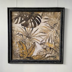 VEGETAL OCRE (120x120cm)